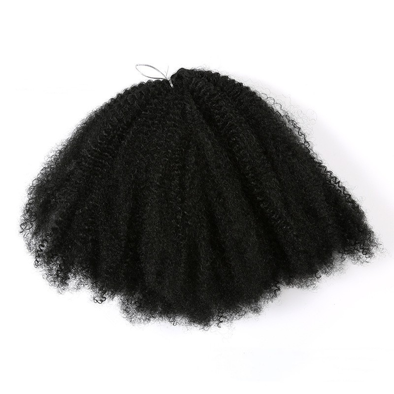 Synthetic Wigs Supplier - Ready to Ship European American Style Top Sales Kanikalen Hair Handle Afro Kinky