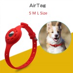 Luminous Pet Collar Manufacturer - Silicone Luminous Waterproof Led Colorful Adjustable Pet Air Tag Collar