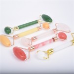 Quartz Jade Roller Factory - 100% Natural Crystal Stone Quartz Roller Facial Massage Tool