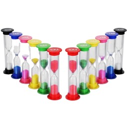 Plastic Hourglass Manufacturer - 30S Sand Timer Set Plastic Wood for Kids Brush Teeth Gift