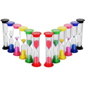 Plastic Hourglass Manufacturer - 30S Sand Timer Set Plastic Wood for Kids Brush Teeth Gift