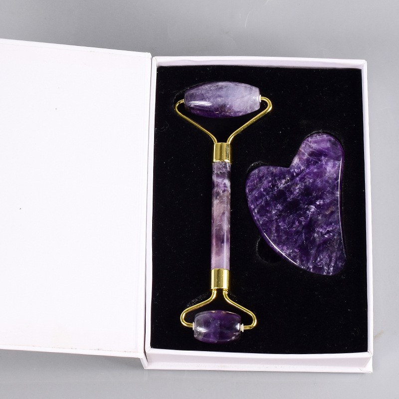 Rose Jade Roller Supplier - Best Price Natural Quartz Gua Sha Age Defying Face Roller