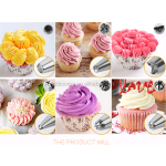 Silicone Pastry Bag Manufacturer - Birthday Cake Tools Silicone Pastry Bag Russian Piping Tips