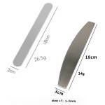 Metal Nail File Factory - Factory Hot Half Moon 100/180 Grit Replaceable Sandpaper Stainless Steel