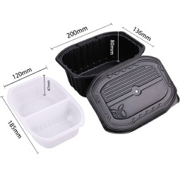 Divided Food Container Factory - Self Heating Box Divided Container for Cooked Food Picnic Rice Hot Pot