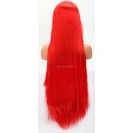 Heat Resistant Wig Manufacturer - Private Label Woman Synthetic Hair Wigs 40 Inch 100 CM Long Straight