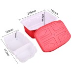 Plastic Food Box Supplier - Food Grade PP Plastic Self-Heating Hot Pot Rice Container Multi-Purpose Pouch