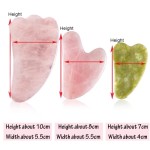 Jade Gua Sha Board Manufacturer - Natural Heart Lightening Facial Beauty Scraping Tool
