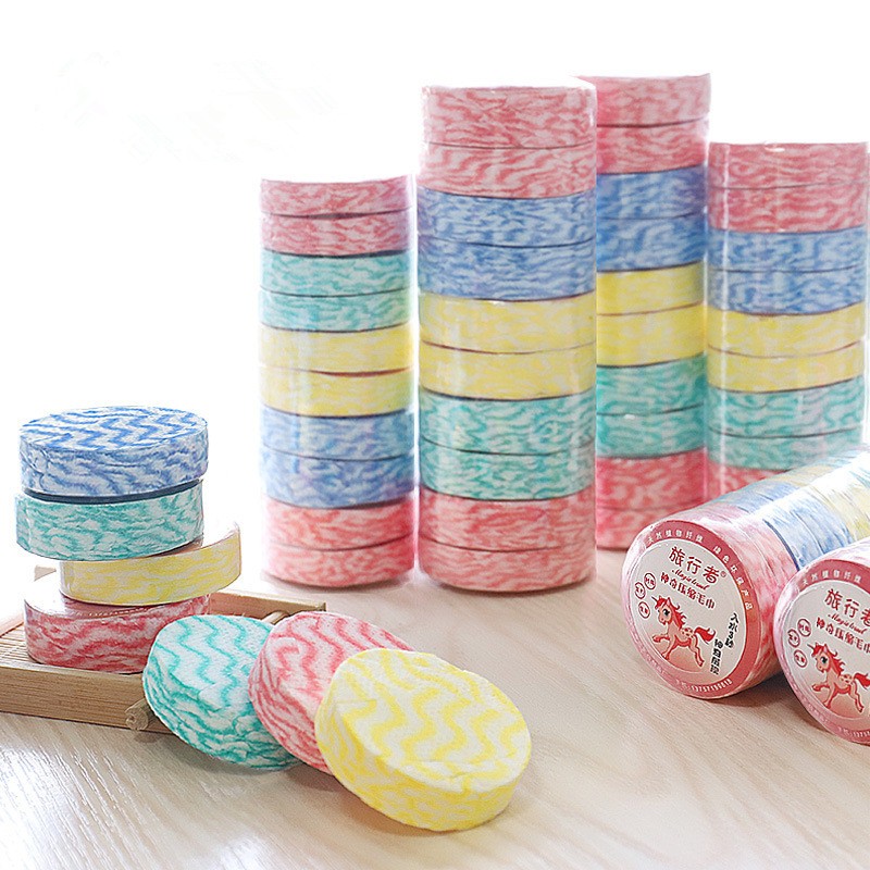 Travel Portable Towel Supplier - Manufacturer High Quality Pure Cotton Compressed Disposable Face Towel