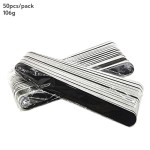 Metal Nail File Factory - Factory Hot Half Moon 100/180 Grit Replaceable Sandpaper Stainless Steel