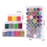 Glitter Powder Manufacturer - 32 Colors Reflective Glitter for Makeup Flash Effect Ultra Fine Pigment