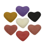Washable Konjac Sponge Manufacturer - 100% Natural Organic Washable Heart Shape Konjac Baby Sponge