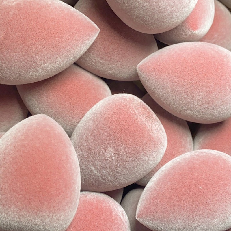 Microfiber Makeup Sponge Manufacturer - Custom Laser Logo Latex Free Super Soft Velour Microfiber