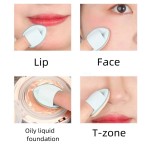 Finger Powder Puff Supplier - Mini Finger Puff Non Latex Water Drop Sponge with Glitter Bag
