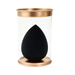 Makeup Sponge Packaging Factory - Latex Free Ultra Soft Blender with Rose Gold Tube Packaging