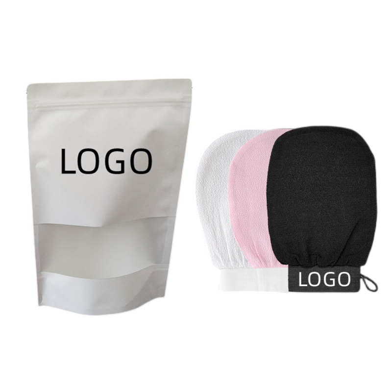 Exfoliating Mitt Factory - Private Label Body Silk Viscose Bath Exfoliating Mitt Body Scrubbing