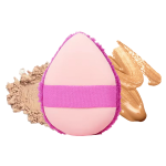 Loose Powder Puff Manufacturer - Custom Logo Double Side Latex Free Soft Velvet Cosmetic Puff