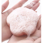 Konjac Sponge Supplier - Natural Flower Shape Konjac Face Cleaning Sponge Facial Exfoliator Puff