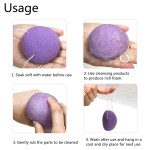 Washable Konjac Sponge Manufacturer - 100% Natural Organic Washable Heart Shape Konjac Baby Sponge