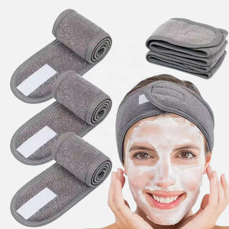 Makeup Remover Set Factory - Private Label Microfibre Makeup Remover Towels Pads Headband Set