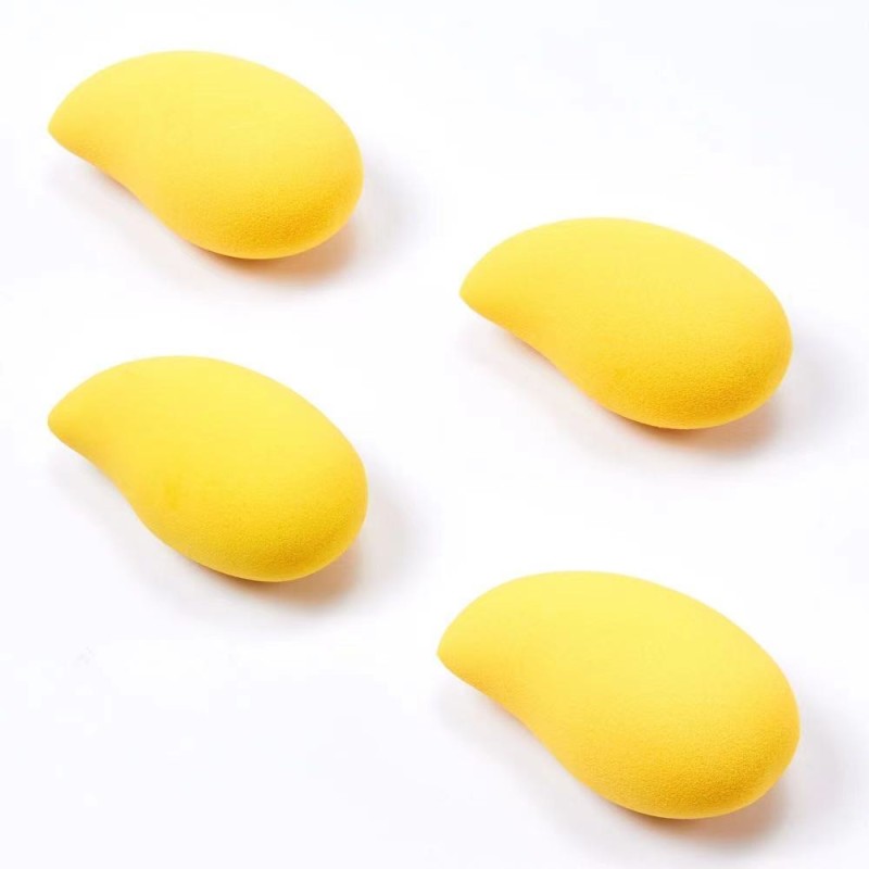 Fruit Shape Makeup Sponge Manufacturer - Mango Shape Soft Non-latex Beauty Makeup Blender Sponge