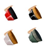 Foundation Makeup Brush Factory - Private Label Single Black Foundation Flat Top Kabuki Brush