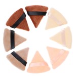 Powder Puff Supplier - Wholesale Customized Sponge Cotton Velvet Triangle Makeup Powder Puff