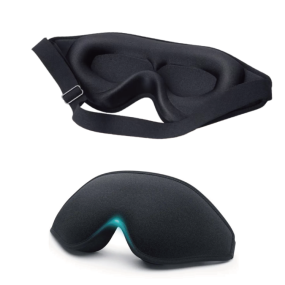 Blackout Sleeping Mask Supplier - Custom Logo 3D Blackout Eye Mask with No Pressure Eyelash Extensions