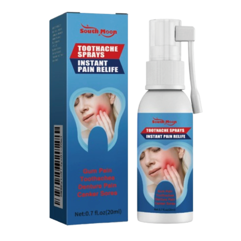Toothache Spray Manufacturer - Herbal Toothache Relief Spray for Swollen Gums Periodontitis Cavities Care