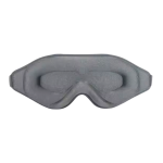 3D Blackout Mask Supplier - Custom Logo 3D Blackout Eye Mask with Seamless Stereo Contoured Cups