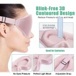 Memory Foam Eye Mask Factory - 100% Blackout Memory Foam No Pressure 3D Sleeping Seamless Stereo