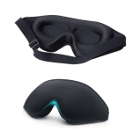 Contoured Eye Mask Manufacturer - Hot Selling 100% Blackout Custom Logo 3D Contoured Cup No Pressure