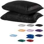 Silk Pillowcase Manufacturer - 20x26 Inches Washed Silk Hidden Zipper Plain Color for Home Hotel