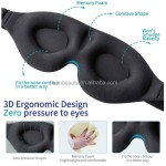 Travel Eye Mask Manufacturer - 3D Sleep Eye Mask Comfortable Travel Eye Mask Accessories