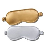 Silk Eye Mask Supplier - Custom Printed Logo 16mm Gift Set Pure Mulberry Silk with Pouch