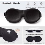 3D Eye Mask Factory - Adjustable Soft Cotton Custom Logo Night Travel Blindfold for Dark Circle Relief