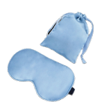 Silk Eye Mask Supplier - Custom Printed Logo 16mm Gift Set Pure Mulberry Silk with Pouch