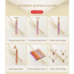 Facial Massage Tool Supplier - Electric Facial Massage Tool 24K Gold Vibration T Bar Face Lifting Firming Roller