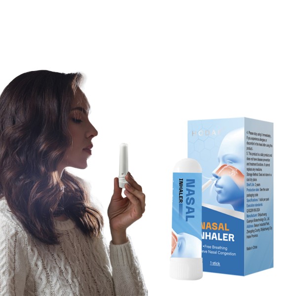 Nasal Inhaler Manufacturer - 2025 Hot Selling Healthcare Supply Mint Cylinder Nasal Inhaler Refresh Brain Feature