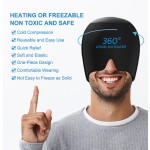 Ice Hat Supplier - Reusable Gel Ice Hat Cap for Migraine and Headache Relief Cold Therapy Ice Pack Head Wrap