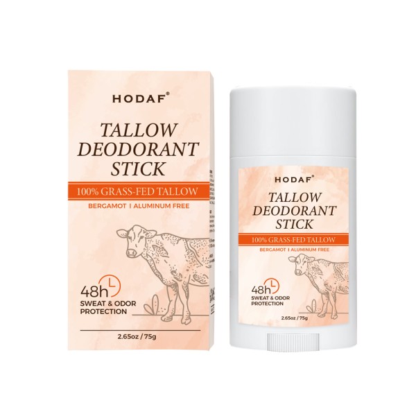 Aluminum-Free Deodorant Supplier - Hot Selling 75g Grass Fed Beef Tallow Deodorant Sticks Natural Aluminum-Free