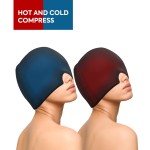 Migraine Relief Cap Factory - Reusable Gel Ice Cold Therapy Headache Relief Hat Full Coverage Migraine Relief Cap