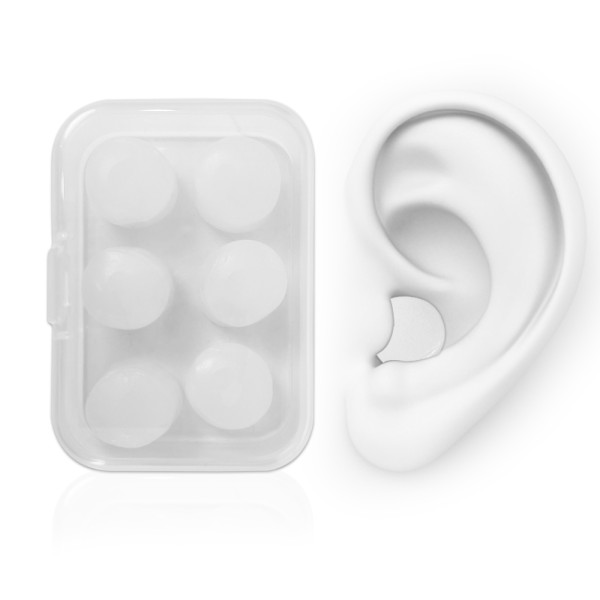 Ear Plugs Supplier - Custom Logo Noise Reducing Adjustable Safety Silicone Ear Plugs for Sleeping