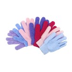 Body Scrubber Supplier - 19x15cm 1pc Per Bag Colorful Nylon Skin Bath Shower Washing Back Scrub Exfoliating Body Scrubber