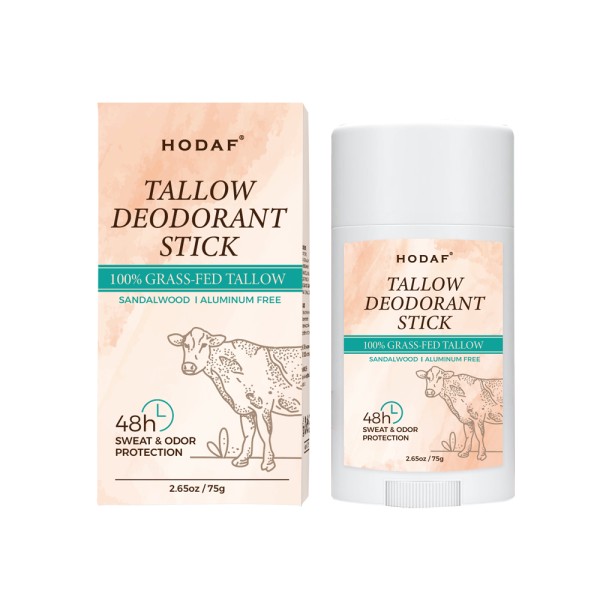 Tallow Deodorant Factory - OEM New Tallow Deodorant Sticks 75g Organic Formula Private Label Support