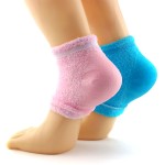 Gel Socks Factory - Gel Heel Crack Socks Mesh Breathable Cotton Socks Heel Protection Half Silicone Heel Covers