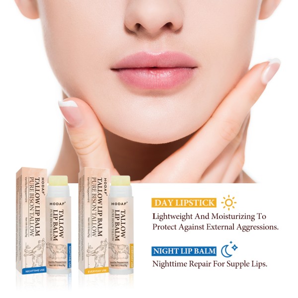 Lip Balm Factory - Private Label Tallow Lip Balm Grass-Fed Formula for Severely Dry Lips