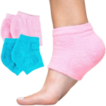 Heel Protection Supplier - Gel Heel Crack Socks Mesh Breathable Cotton Socks Heel Protection Half Silicone Heel Covers