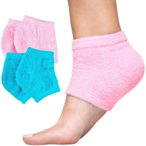 Heel Protection Supplier - Gel Heel Crack Socks Mesh Breathable Cotton Socks Heel Protection Half Silicone Heel Covers