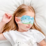 Kids Sleep Mask Factory - Custom Kids Sleep Mask 3D Contoured Blackout Eye Mask Boys Girls Travel